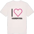 Jag älskar Vargmyra t-shirt stort tryck