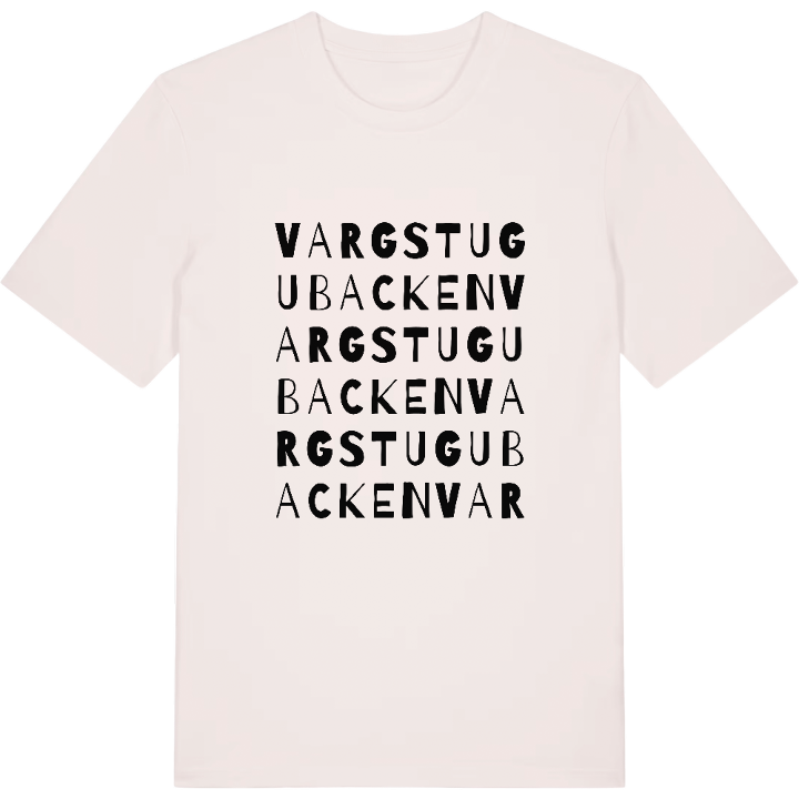 Vargstugubacken ordlek t-shirt – t-shirt från PinShirt