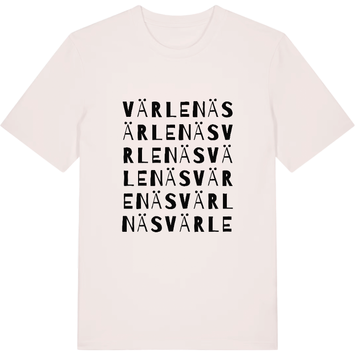 Värlenäs ordlek t-shirt – t-shirt från PinShirt