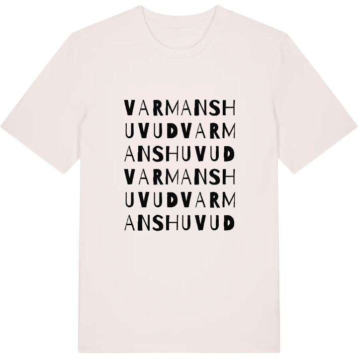 Varmanshuvud ordlek t-shirt – t-shirt från PinShirt