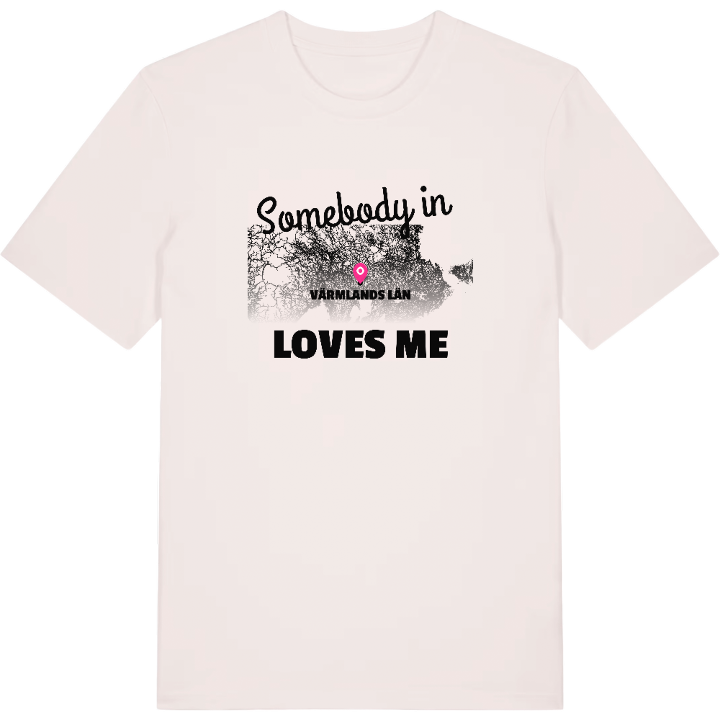 Någon i Värmlands län älskar mig t-shirt – t-shirt från PinShirt