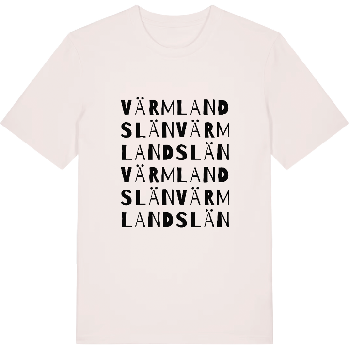 Värmlands län ordlek t-shirt – t-shirt från PinShirt