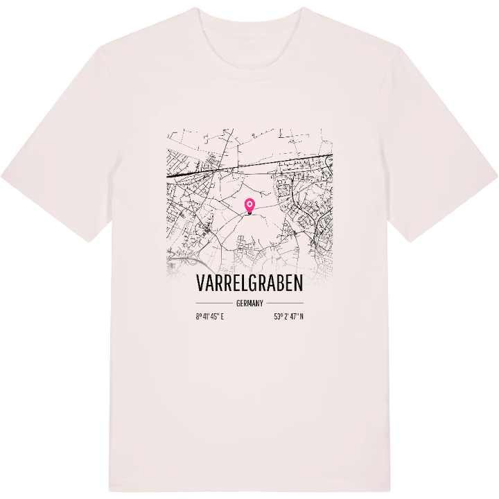 Varrelgraben karta t-shirt – t-shirt från PinShirt