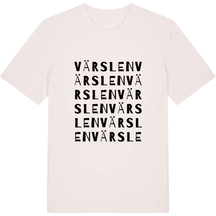 Värslen ordlek t-shirt – t-shirt från PinShirt