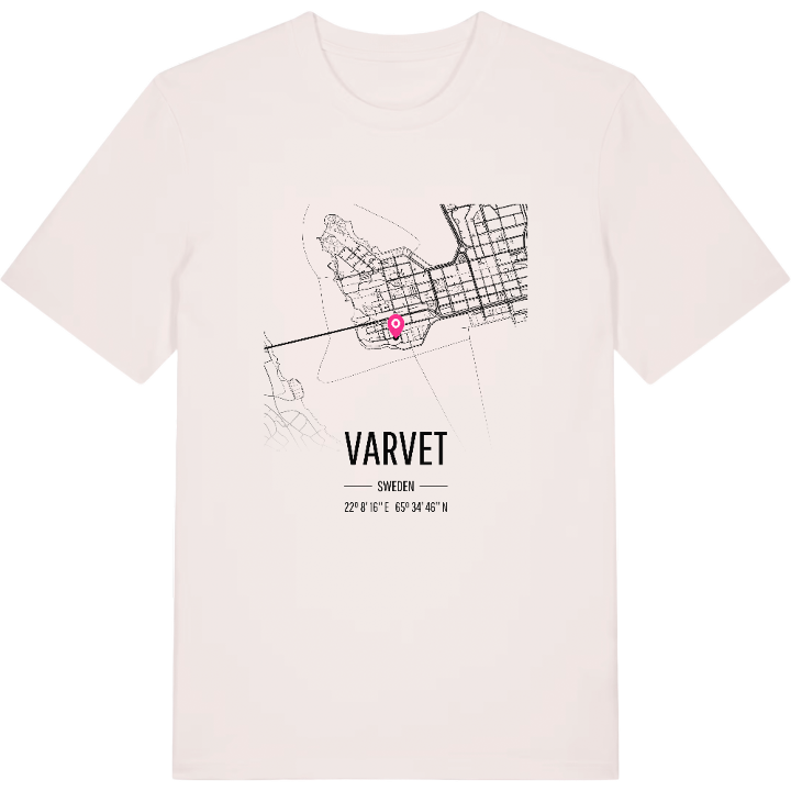 Varvet karta t-shirt – t-shirt från PinShirt