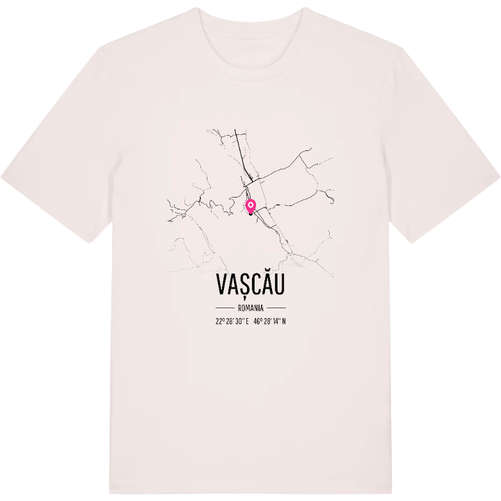 Vașcău karta t-shirt – t-shirt från PinShirt