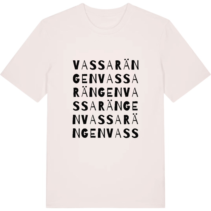 Vassarängen ordlek t-shirt – t-shirt från PinShirt