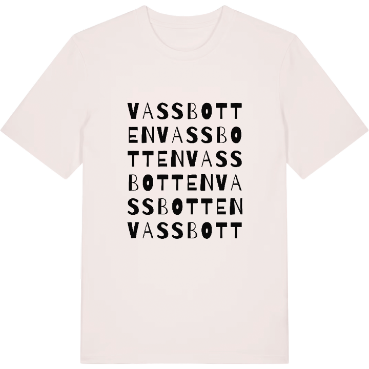 Vassbotten ordlek t-shirt – t-shirt från PinShirt