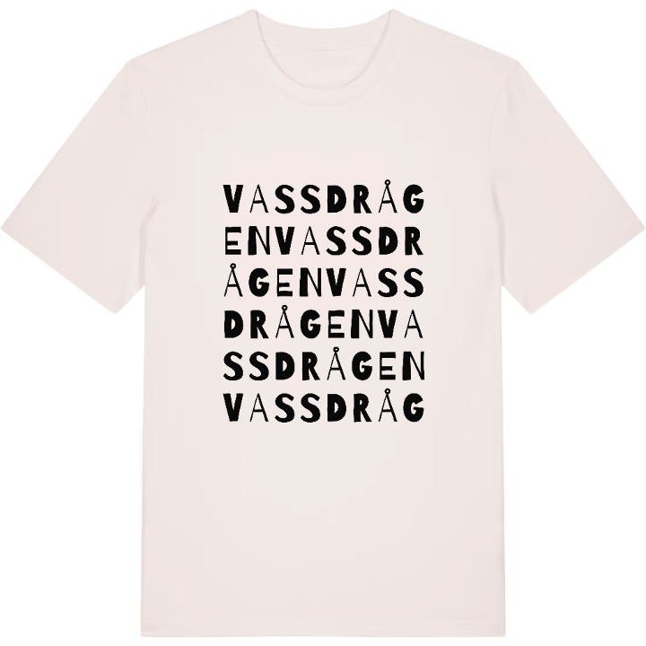 Vassdrågen ordlek t-shirt – t-shirt från PinShirt