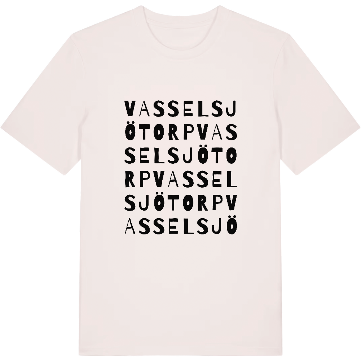 Vasselsjötorp ordlek t-shirt – t-shirt från PinShirt
