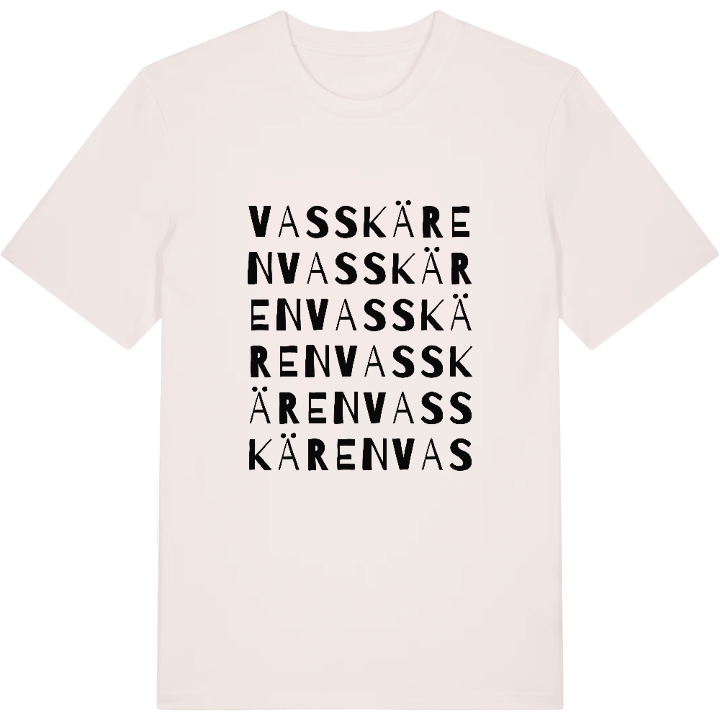 Vasskären ordlek t-shirt – t-shirt från PinShirt