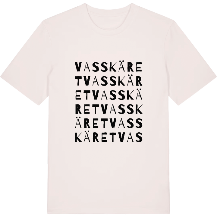 Vasskäret ordlek t-shirt – t-shirt från PinShirt