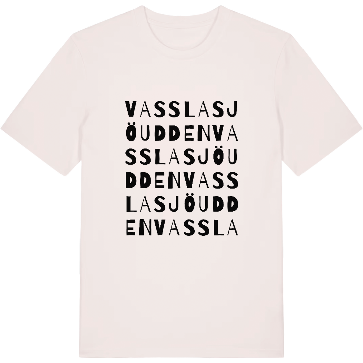 Vasslasjöudden ordlek t-shirt – t-shirt från PinShirt