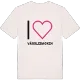 Jag älskar Vässlebacken t-shirt stort tryck