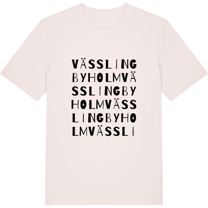Vässlingbyholm ordlek t-shirt – t-shirt från PinShirt