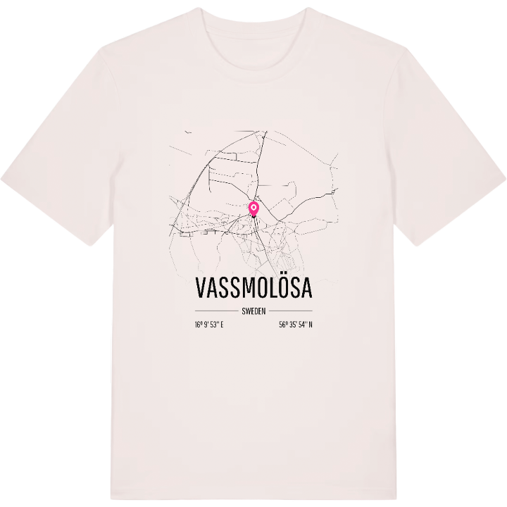 Vassmolösa karta t-shirt – t-shirt från PinShirt
