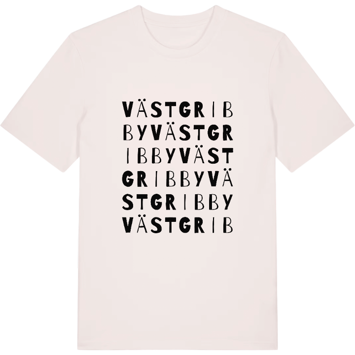 Väst Gribby ordlek t-shirt – t-shirt från PinShirt