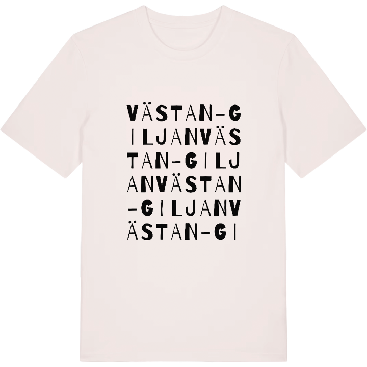 Västan-Giljan ordlek t-shirt – t-shirt från PinShirt