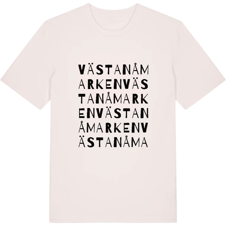Västanåmarken ordlek t-shirt – t-shirt från PinShirt