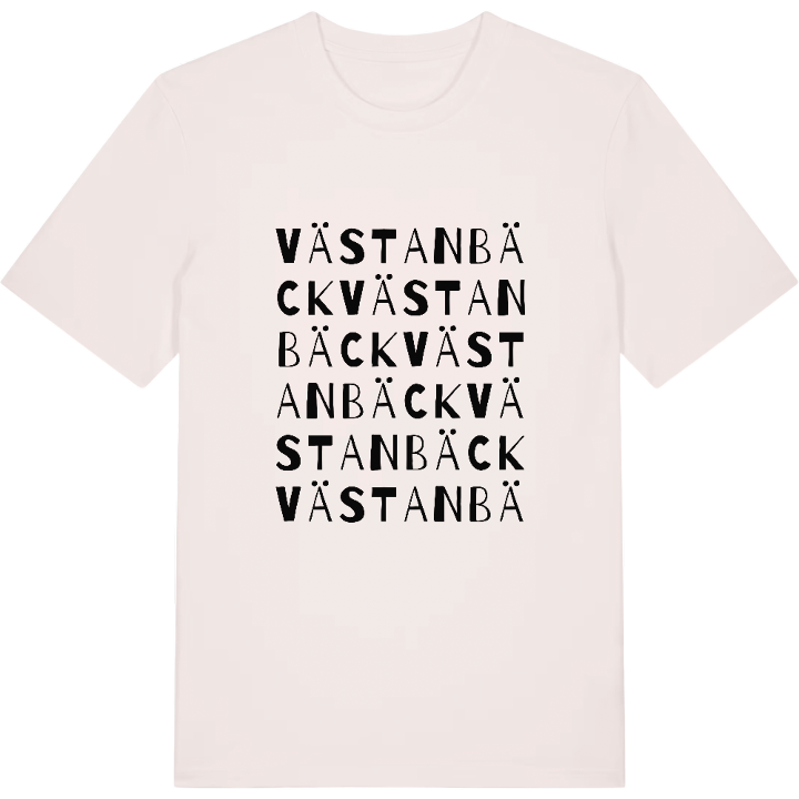Västanbäck ordlek t-shirt – t-shirt från PinShirt