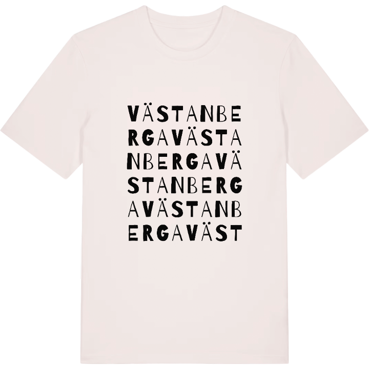 Västanberga ordlek t-shirt – t-shirt från PinShirt