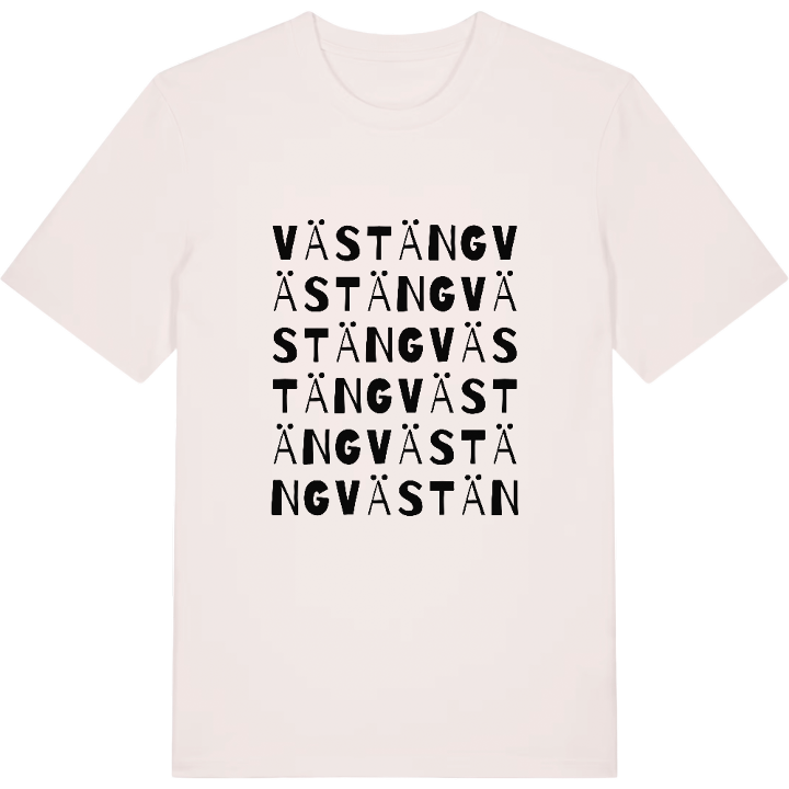 Västäng ordlek t-shirt – t-shirt från PinShirt