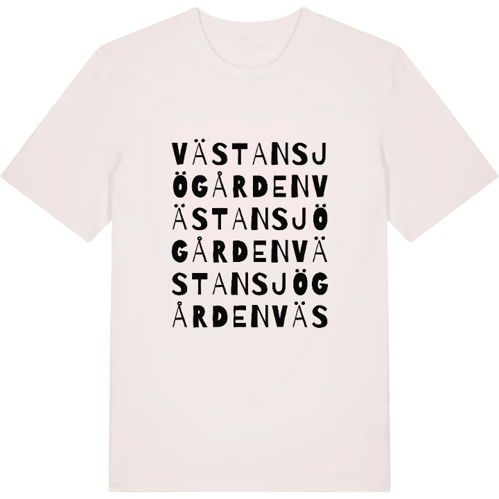 Västansjögården ordlek t-shirt – t-shirt från PinShirt