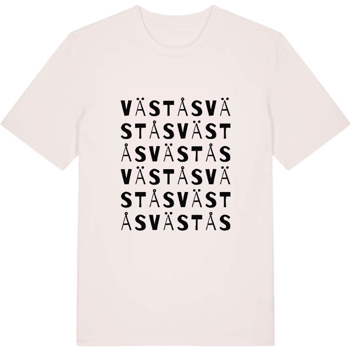 Västås ordlek t-shirt – t-shirt från PinShirt