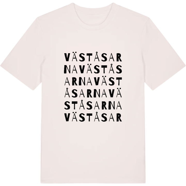 Väståsarna ordlek t-shirt – t-shirt från PinShirt