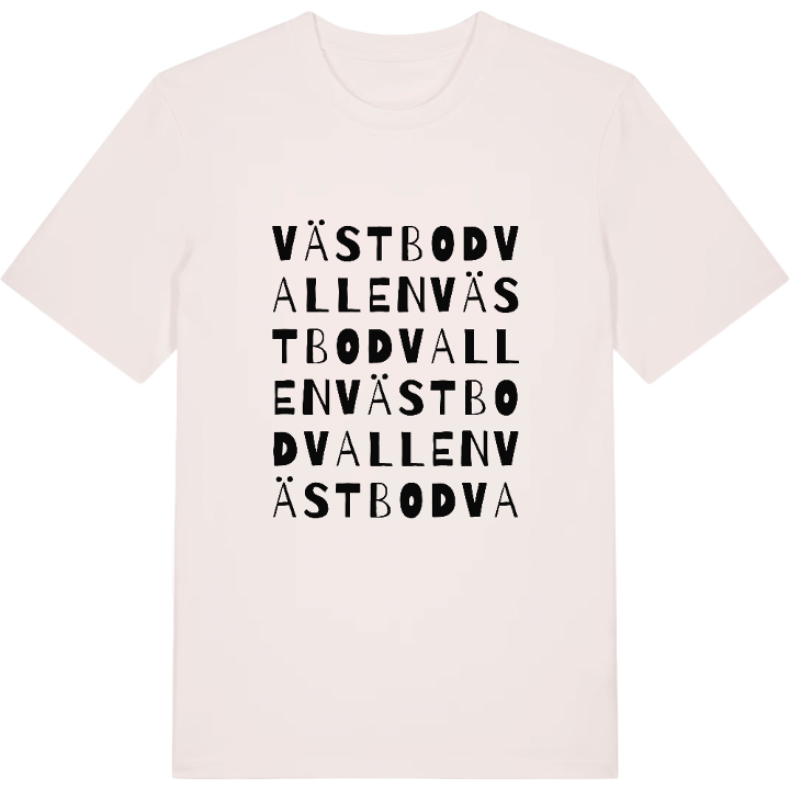 Västbodvallen ordlek t-shirt – t-shirt från PinShirt