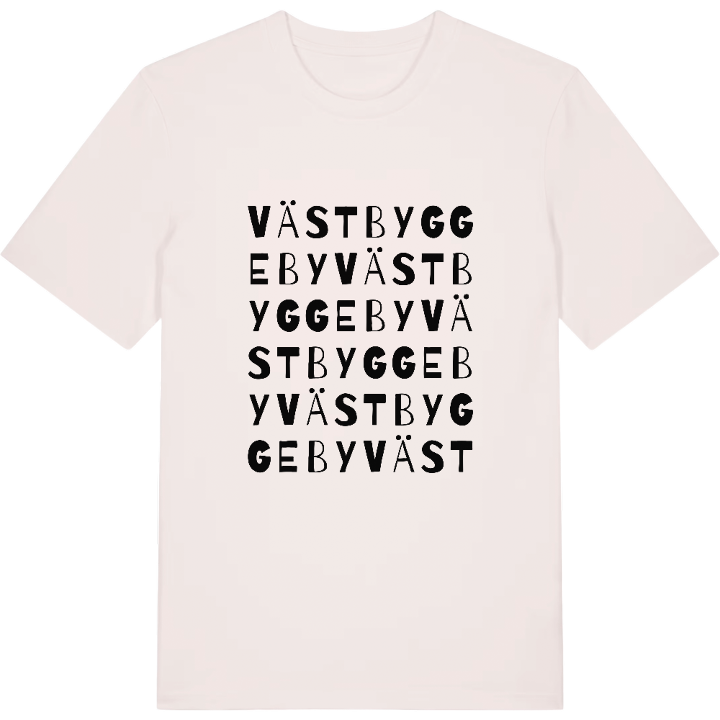 Västbyggeby ordlek t-shirt – t-shirt från PinShirt