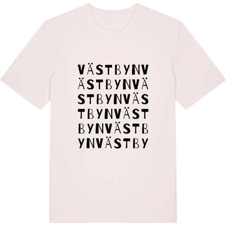 Västbyn ordlek t-shirt – t-shirt från PinShirt