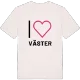 Jag älskar Väster t-shirt stort tryck