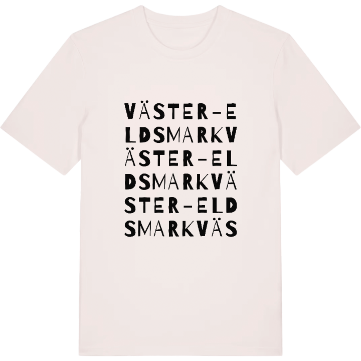 Väster-Eldsmark ordlek t-shirt – t-shirt från PinShirt