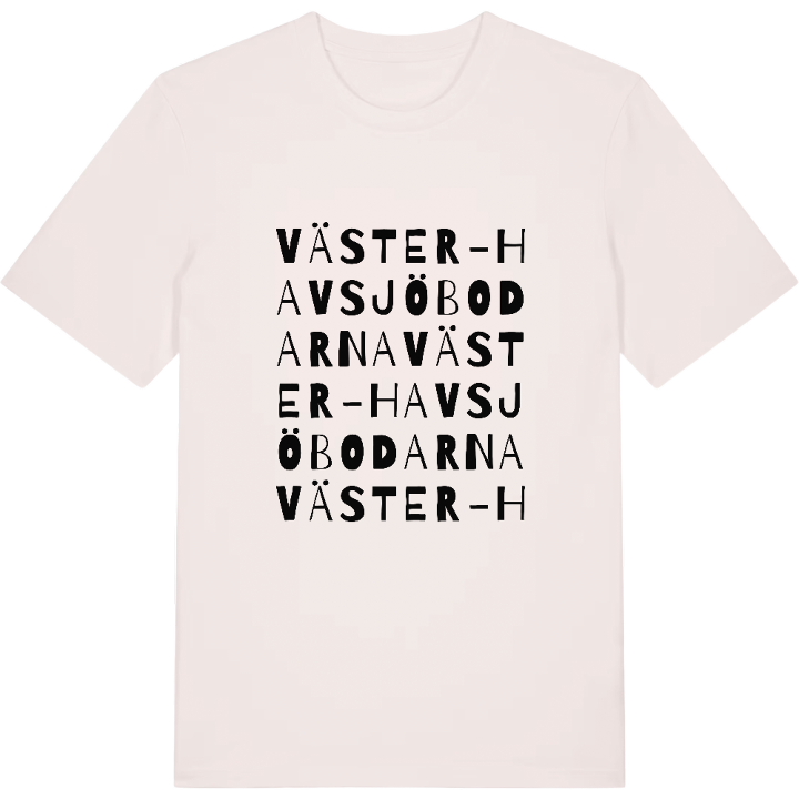 Väster-Havsjöbodarna ordlek t-shirt – t-shirt från PinShirt