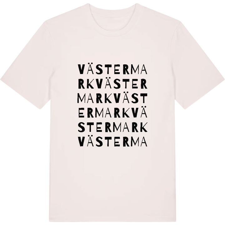 Väster mark ordlek t-shirt – t-shirt från PinShirt