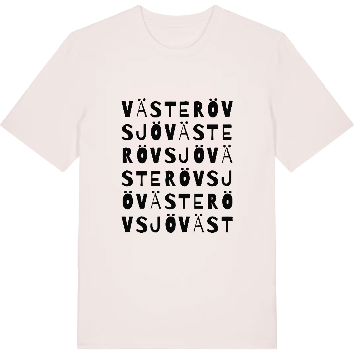 Väster Övsjö ordlek t-shirt – t-shirt från PinShirt