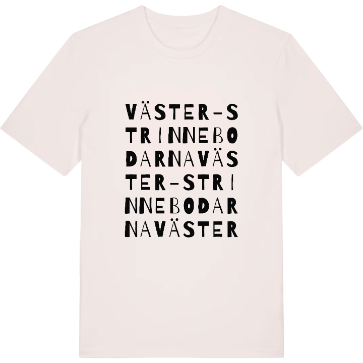 Väster-Strinnebodarna ordlek t-shirt – t-shirt från PinShirt