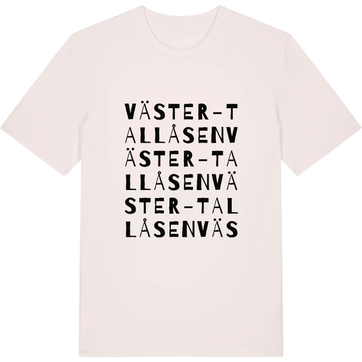 Väster-Tallåsen ordlek t-shirt – t-shirt från PinShirt