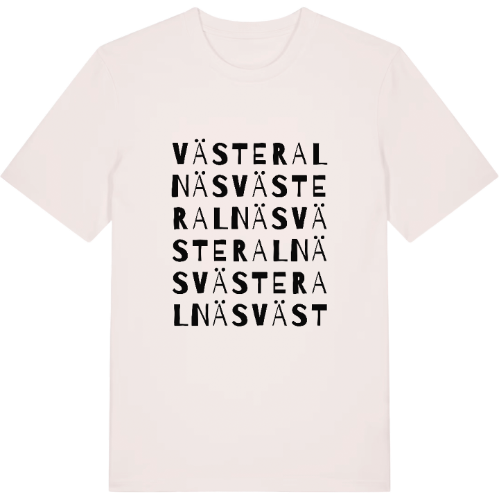 Västeralnäs ordlek t-shirt – t-shirt från PinShirt