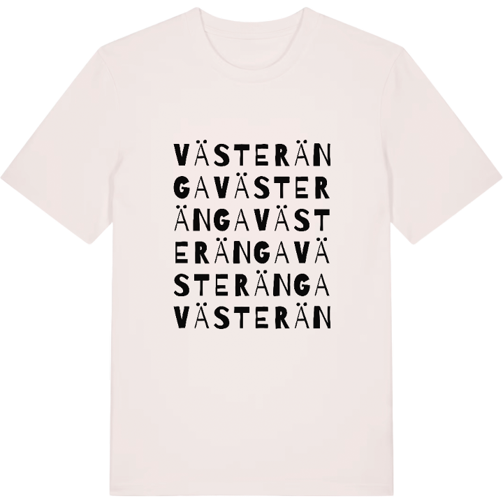 Västeränga ordlek t-shirt – t-shirt från PinShirt