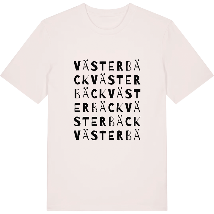 Västerbäck ordlek t-shirt – t-shirt från PinShirt