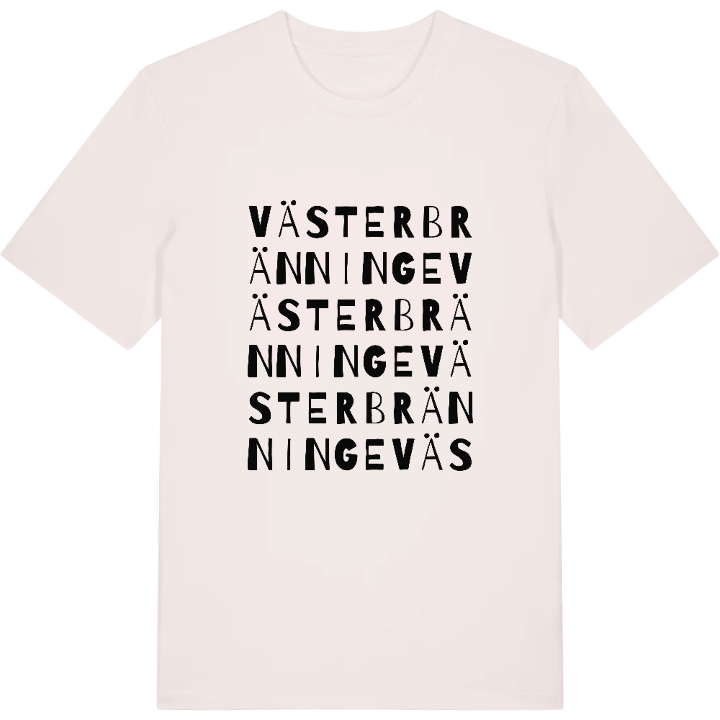 Västerbränninge ordlek t-shirt – t-shirt från PinShirt