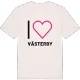 Jag älskar Västerby t-shirt stort tryck