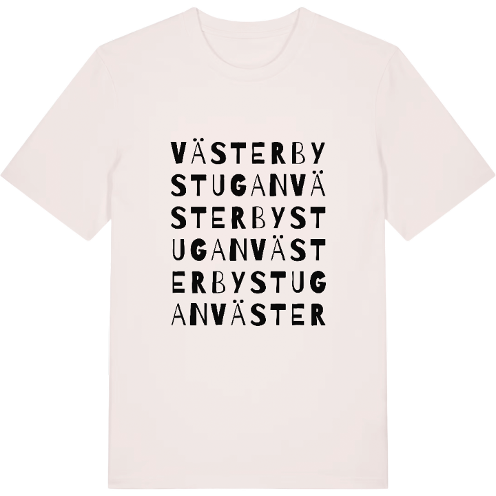 Västerbystugan ordlek t-shirt – t-shirt från PinShirt