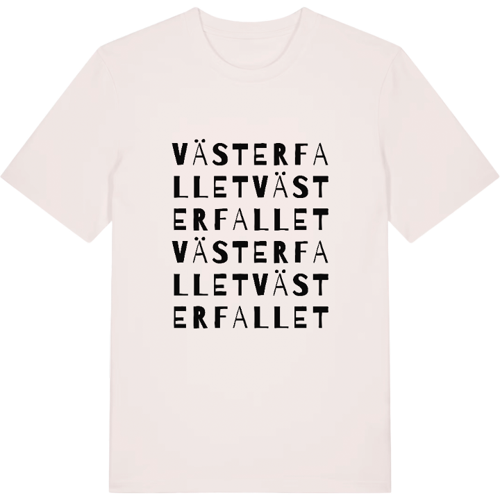 Västerfallet ordlek t-shirt – t-shirt från PinShirt