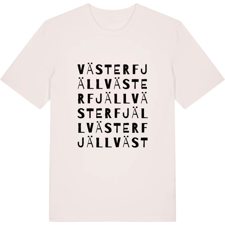 Västerfjäll ordlek t-shirt – t-shirt från PinShirt