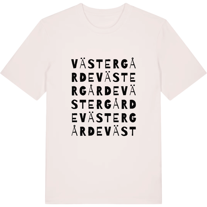 Västergårde ordlek t-shirt – t-shirt från PinShirt