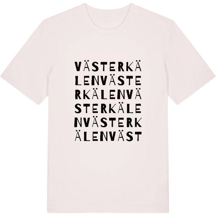 Västerkälen ordlek t-shirt – t-shirt från PinShirt