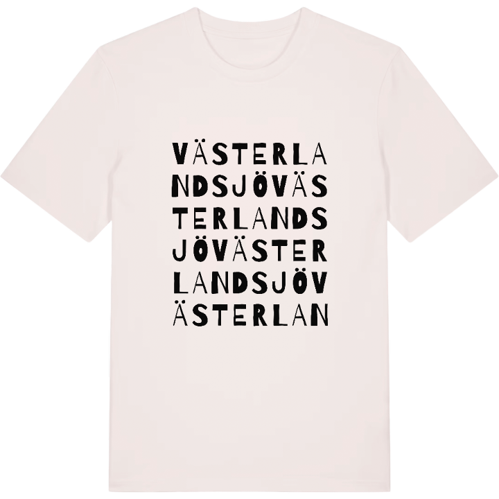 Västerlandsjö ordlek t-shirt – t-shirt från PinShirt